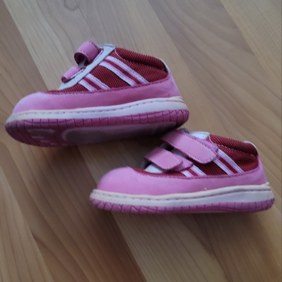 Perfection by Jumping Jacks Girls 5M Walking Toddler Shoes Pink Sneakers Boot - Picture 11 of 12